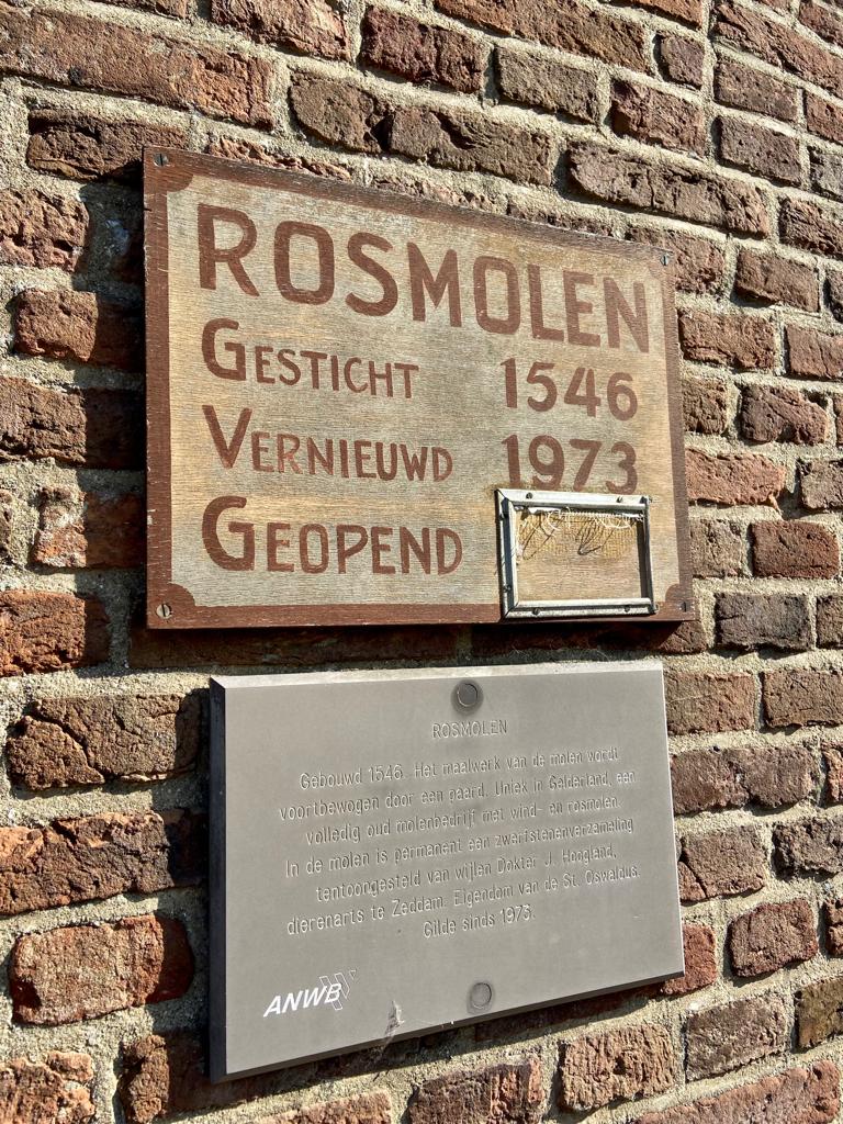 Informatiebord van de Rosmolen